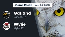 Recap: Garland  vs. Wylie  2020