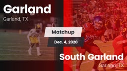 Matchup: Garland  vs. South Garland  2020