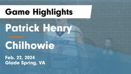 Patrick Henry  vs Chilhowie  Game Highlights - Feb. 22, 2024