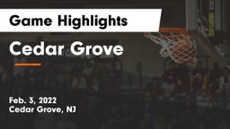 Cedar Grove  Game Highlights - Feb. 3, 2022