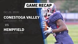 Recap: Conestoga Valley  vs. Hempfield  2016