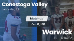 Matchup:  Conestoga Valley Hi vs. Warwick  2017
