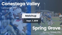 Matchup:  Conestoga Valley Hi vs. Spring Grove  2018