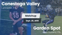 Matchup:  Conestoga Valley Hi vs. Garden Spot  2018