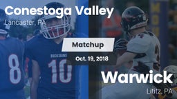 Matchup:  Conestoga Valley Hi vs. Warwick  2018