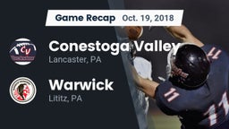 Recap: Conestoga Valley  vs. Warwick  2018
