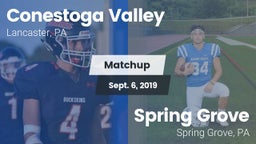 Matchup:  Conestoga Valley Hi vs. Spring Grove  2019
