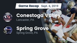 Recap: Conestoga Valley  vs. Spring Grove  2019