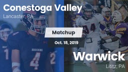 Matchup:  Conestoga Valley Hi vs. Warwick  2019