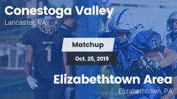 Matchup:  Conestoga Valley Hi vs. Elizabethtown Area  2019