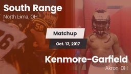 Matchup: South Range vs. Kenmore-Garfield   2017