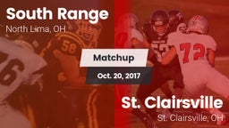Matchup: South Range vs. St. Clairsville  2017