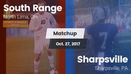 Matchup: South Range vs. Sharpsville  2017