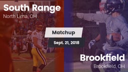 Matchup: South Range vs. Brookfield  2018