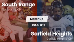 Matchup: South Range vs. Garfield Heights  2018