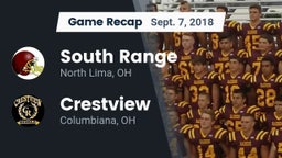 Recap: South Range vs. Crestview  2018