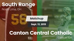 Matchup: South Range vs. Canton Central Catholic  2019