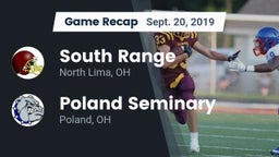 Recap: South Range vs. Poland Seminary  2019