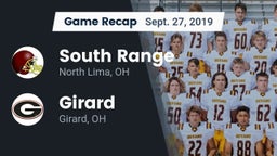 Recap: South Range vs. Girard  2019