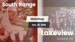 Matchup: South Range vs. Lakeview  2019