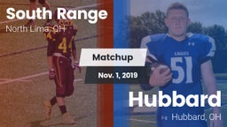 Matchup: South Range vs. Hubbard  2019