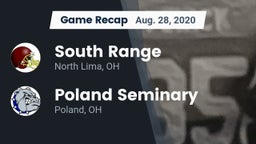 Recap: South Range vs. Poland Seminary  2020
