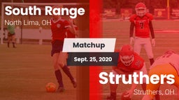 Matchup: South Range vs. Struthers  2020