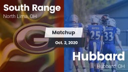 Matchup: South Range vs. Hubbard  2020