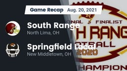 Recap: South Range vs. Springfield Local  2021