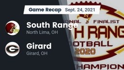 Recap: South Range vs. Girard  2021