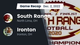 Recap: South Range vs. Ironton  2022