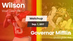 Matchup: Wilson  vs. Governor Mifflin  2017