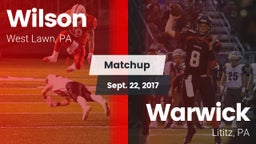Matchup: Wilson  vs. Warwick  2017