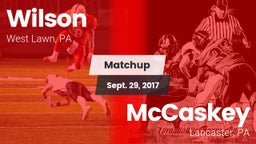 Matchup: Wilson  vs. McCaskey  2017