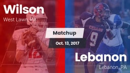 Matchup: Wilson  vs. Lebanon  2017