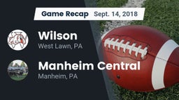 Recap: Wilson  vs. Manheim Central  2018
