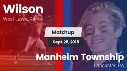 Matchup: Wilson  vs. Manheim Township  2018