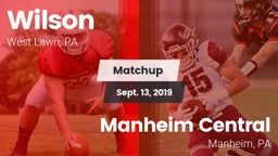 Matchup: Wilson  vs. Manheim Central  2019