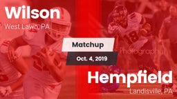 Matchup: Wilson  vs. Hempfield  2019