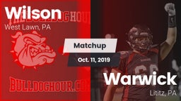 Matchup: Wilson  vs. Warwick  2019
