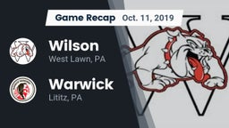 Recap: Wilson  vs. Warwick  2019