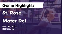 St. Rose  vs Mater Dei  Game Highlights - Dec. 15, 2021