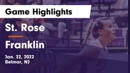 St. Rose  vs Franklin Game Highlights - Jan. 22, 2022