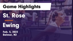 St. Rose  vs Ewing Game Highlights - Feb. 5, 2022