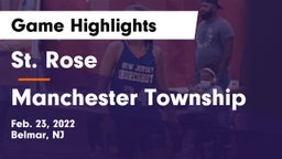 St. Rose  vs Manchester Township  Game Highlights - Feb. 23, 2022