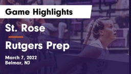 St. Rose  vs Rutgers Prep Game Highlights - March 7, 2022