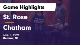 St. Rose  vs Chatham  Game Highlights - Jan. 8, 2023