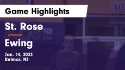 St. Rose  vs Ewing  Game Highlights - Jan. 14, 2023