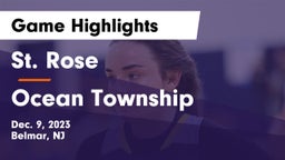 St. Rose  vs Ocean Township  Game Highlights - Dec. 9, 2023