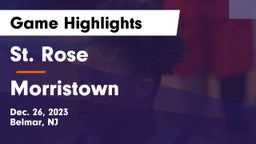 St. Rose  vs Morristown  Game Highlights - Dec. 26, 2023